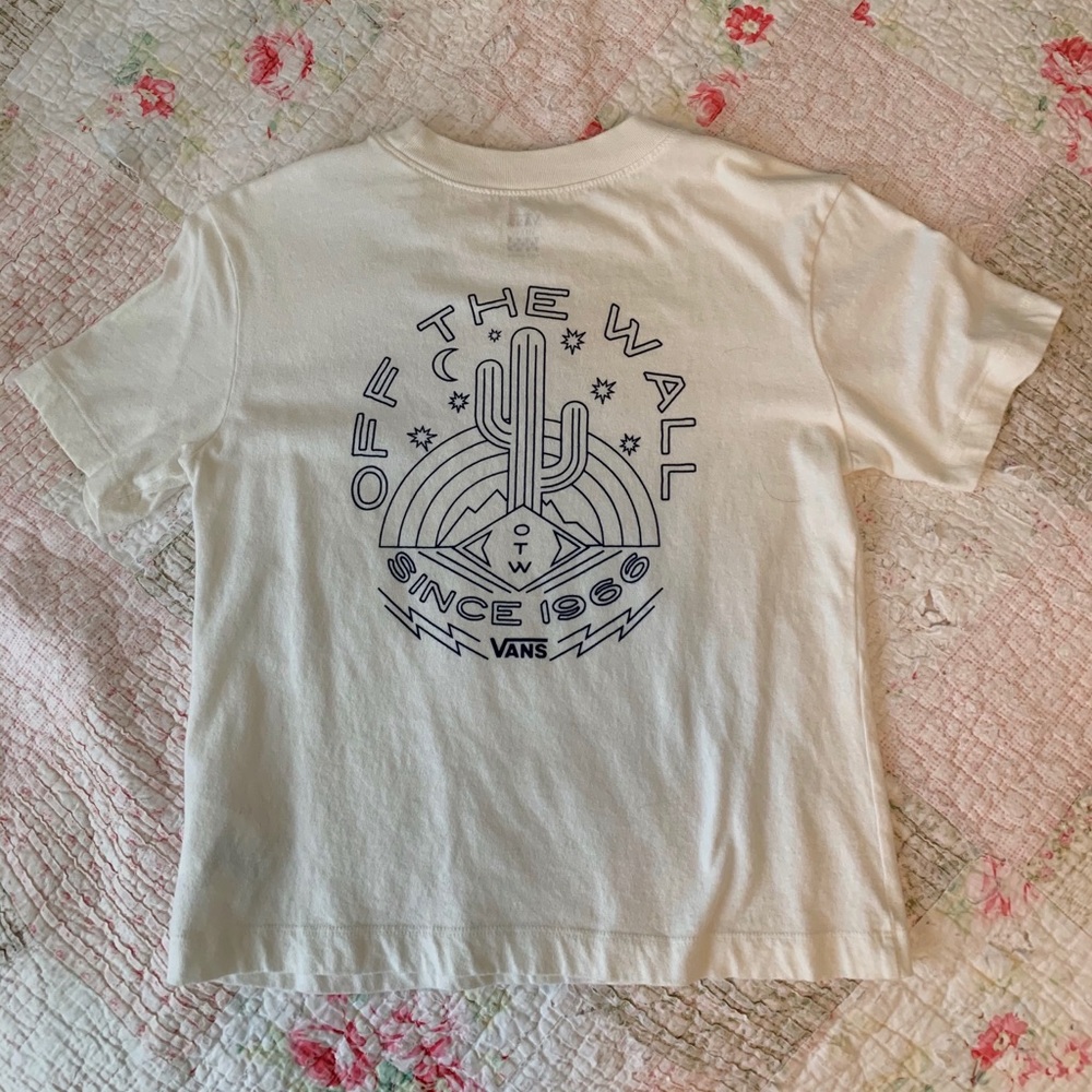 Vans t-shirt with cactus design